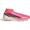 ADIDAS scarpe gomma ADIDAS F50 hyperfast league sock fg corallo/panna/nero
