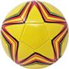 CUCUBA Pallone da Calcio da Allenamento o Partita Colore Giallo con Stella Misura 5