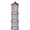 cesepei Cestino per pesci portatile pieghevole in nylon resistente con palla galleggiante per conservare il pesce in acqua viva, 90 cm
