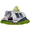 Skandika Isken 5 Protect, tenda da campeggio per 5 persone, finestra con zanzariera, fondo cucito, impermeabile, colonna d'acqua 3000 mm, con baldacchino, tenda per campeggio, festival, all'aperto
