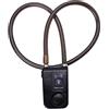 Dilwe Lucchetto intelligente per bicicletta, controllo app, allarme antifurto, serratura a catena con allarme da 105 DB per biciclette, moto, cancelli (nero)