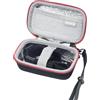 RLSOCO Custodia per Polar/Garmin Fascia Cardio Cardiofrequenzimetro,Compatibile con diversi modelli, resistente agli urti,con guscio rigido, cinturino da polso regolabile e cerniera YKK(Solo Custodia)