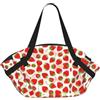 TTIGLHOH Coperta da spiaggia rotonda stampata fragola si piega in borsa tote, resistente agli strappi, tappetino da 94 cm, per campeggio e festival