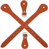 YARNOW Cinturini Regolabili per Speroni in Similpelle Set da 2 Unitá, Accessori per Equitazione Uomo e Donna, Cinghie Singole per Stivali Cowboy attività Outdoor e Sport Equestri