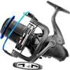 Generico Yuki Endo 8000/10000 Mulinello da Pesca, Surf Casting Mare, Bobina in Alluminio, Colore Nero/Blu