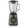 BLACK+DECKER BXJB1000E Frullatore,1000W., Caraffa in vetro 1,5 lt., colore grigio e nero.