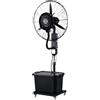 AnYaBinni Ventilatore ad Acqua con Nebulizzatore 42L, Ventilatore a Piantana con Ruote Regolabile in Altezza, Oscillazione 120°, Inclinazione 15°, Flusso 20mI per Esterno, Casa, Ufficio e Grandi Ambienti