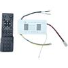 Moliuoly Kit telecomando per ventilatore da soffitto e luce, controller motore DC GY-1019/GY-D008 con funzione di regolazione continua, ingresso AC 90-265 V, per lampada del ventilatore da soffitto DC