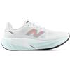 New Balance Donna FuelCell Rebel v5 in Bianco/Rosa/Blu, Sintetica, Taglia 36