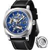 BENYAR BY Orologio Uomo Cronografo Analogico al Quarzo Impermeabile Luminoso Orologio da Polso Sportivo Orologi Regali per Uomo