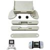 Generico Impugnatura per Anbernic RG Rotate Gaming Console Ergonomica Impugnatura Copertura Maniglia Stampa 3D con/senza Staffa Adattatore per J-Con (gray grip Case -adapter bracket)