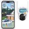 PetTec PetCam Free n 360 4G LTE Telecamera di Sorveglianza [SENZA TRAPPOLA DI