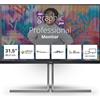 Aoc Monitor 31,5" ( IPS 3840x2160 UHD 4K 60Hz ) GRAPHIC PRO Pivot Black e Gray