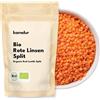 Kamelur 1kg BIO lenticchie rosse secche divise - legumi secchi BIO senza additivi - lenticchie secche rosse in confezione biodegradabile