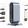OEM Hub USB-C con 12 porte, base per laptop con docking station integrata per cavi, USB 3.0, fino a 5 Gbps, trasferimento dati veloce