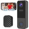 OEM Videocitofono wireless con telecamera - Sistema di sicurezza per la casa - Videocitofono compatibile con app - Nessun costo mensile - Videocitofono Wi-Fi per smartphone e tablet
