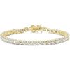 FANCIME Bracciale Tennis Donna Oro, con Zirconia Cubica, Regalo per Donne, Lunghezza 18 cm