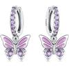 CYMYSS Orecchini Donna Argento 925 Pendenti Anallergici Earrings for Women