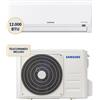 Samsung Malibu Condizionatore MONO split Inverter 12000 btu AR12TXHQBWKNEU + AR12TXHQBWKXEU Climatizzatore Fisso