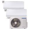 Samsung Luzon S2 Condizionatore DUAL split 9000btu+12000btu AJ040TXJ2KGEU + AR50F09C1BHNEU + AR50F12C1BHNEU Climatizzatore Fisso