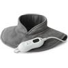 BIANCALUNA Termocol | Scaldacollo Termico Elettrico | Cervicale Spalle | Fascia Riscaldante con 4 Livelli di Temperatura, Spegnimento Automatico, Tessuto Morbido Lavabile, Sollievo Dolori e Relax