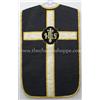 The Church Shoppe Chasuble NERA Fiddleback Veste E Set Di Messa, Veste Fiddleback, FELTRO