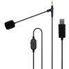 Eurowagens Cavo Microfono Professionale 3.5mm Per Cuffie MDR10R MDRXB950BT MDRXB650BT