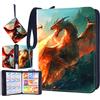 AHYDFSR Album Carte Collezionabili 50 Pagine 9 Tasche per Pagina Contiene 900 Carte PU