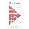 Miss Sophie Rosewood Love Pedicure Smalto adesivo 27 pz. Rosewood Love