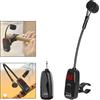UHF Wireless Instruments Microphone Microfono Wireless Trasparente U Band Qualità Suono per Strumento a Fiato