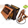 Fatto a mano Shruti Box con Pedale Tuning 432 Hz, 440 Hz Surpati, 13 Note, Surpeti