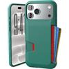 Smartish So Jaded - Custodia a portafoglio per iPhone 17 Pro Max, sottile e protettiva, con porta carte di credito, testata a prova di caduta, con slot per carte di credito