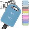 mt key Key Soft Case Cover protettiva Chiave per auto Opel Combo C Corsa C Meriva A Tigra TwinTop/Colore: blu fluorescente (brilla al buio!)