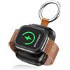 Mapille 1200mAh Caricatore Apple Watch Caricabatterie Wireless Portatile Power Bank compatibile con Apple Watch Serie 10/9/8/7/6/5/4/3/2/SE/Ultra/Ultra 2, Ricarica a Induzione Magnetica con Portachiavi