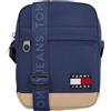 Tommy Jeans Uomo Borsa a Tracolla Daily Squared Reporter con Logo, Blu (Velvet Blue), Taglia Unica