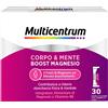 Haleon Multicentrum Corpo & Mente Boost Magnesio 30 Bustine - Integratore Di Magnesio E Vitamina B6