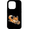 rugby fox dive quick rugby oval ball scr Custodia per iPhone 15 Pro Cartone animato Rugby Fox Dive