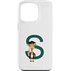 Timowo Studio Custodia per iPhone 13 Pro Giraffa Diploma Lettera S Alfabeto Animale