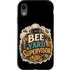 Jimbeels Custodia per iPhone XR Bee Yard Supervisor umorismo apicoltore
