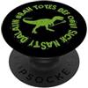 THE LAXitude Lacrosse Collection Dinosauro Lacrosse PopSockets PopGrip Adesivo