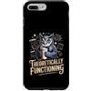 Physics Owl Coffee Nerd Science Humor Custodia per iPhone 7 Plus/8 Plus Teoricamente funzionante Gufo Fisica Caffè Umorismo