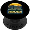 Great Basin Adventure Co. Grande bacino parco nazionale Nevada Vintage Tramonto PopSockets PopGrip Adesivo