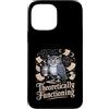 Physics Owl Coffee Nerd Science Humor Custodia per iPhone 13 Pro Max Teoricamente funzionante Gufo Fisica Caffè Umorismo