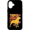 Cani da soma canini resistenti Custodia per iPhone 16 Tripod Squad Dog Three Legs Resilience Support -