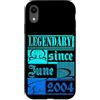 Lustiger Geburtstagsspruch zum 22. Gebur Custodia per iPhone XR 22° Compleanno Leggendario dal Giugno 2004 Anno Retro