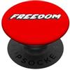 Watch TV Movies & Books on Radio Compute Libertà | Potere, diritto di agire, parlare o pensare PopSockets PopGrip Adesivo