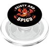 Mardi Gras Novelty Apparel Crawdad esuberante e piccante divertente da donna PopSockets PopGrip per MagSafe