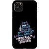 Gamer Cat Lover Vibes Custodia per iPhone 11 Pro Max Mentalmente in un altro server Gaming Cat Gamer