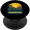 Pinnacles Park Explorer Design retrò del Parco Nazionale dei Pinnacoli della California PopSockets PopGrip Adesivo
