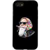 Vintage Retro Knitting Cute Lover Women Custodia per iPhone SE (2020) / 7/8 Filato quadrato per uncinetto Charles Darwin Evolution Theory Granny